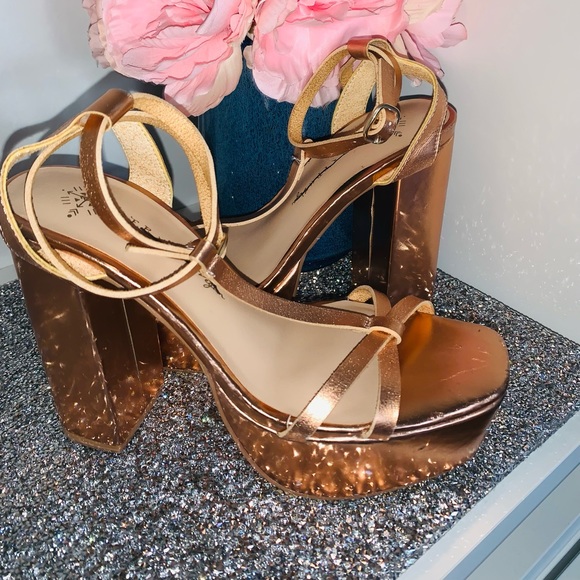 Free people copper platform shoe size 7 new 🌟🌟🌟 - Picture 6 of 12